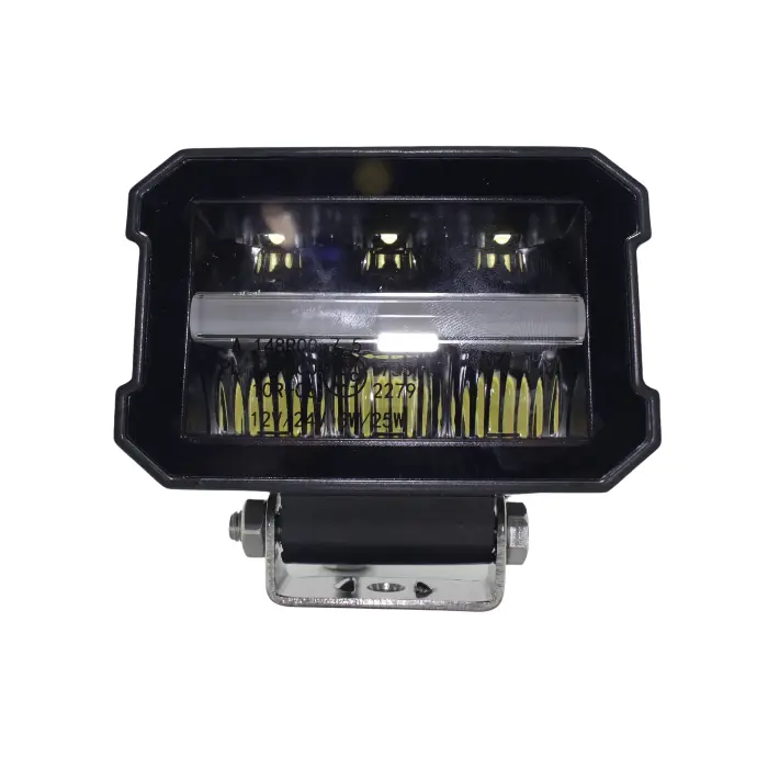 Barra Led 3 En 1 Combo Drl Ambar y Blanco 25W 12-24V IP68