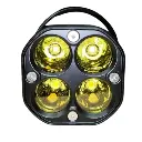 Lampara De Trabajo 3'' 4 Leds 3W/ 12-30V Dc Amarillo