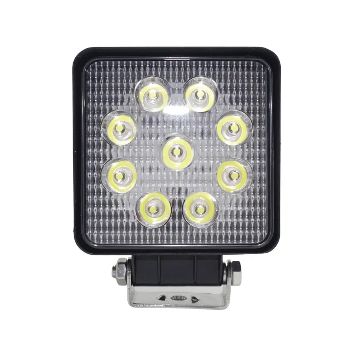 LAMPARA DE TRABAJO CUADRADA 9 LEDs 27W 12/24V SPOT