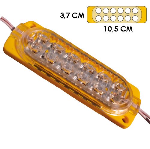 DIRECCIONAL 12LED AMBAR 12V