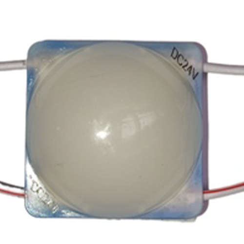 MUDULO CUADRADO 1 LED AZUL 24V IP-67