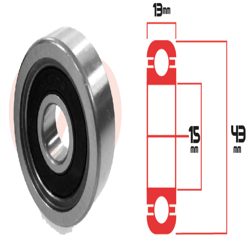 Rodamiento 3190 Alt Nippondenso Honda Isuzu Toyota