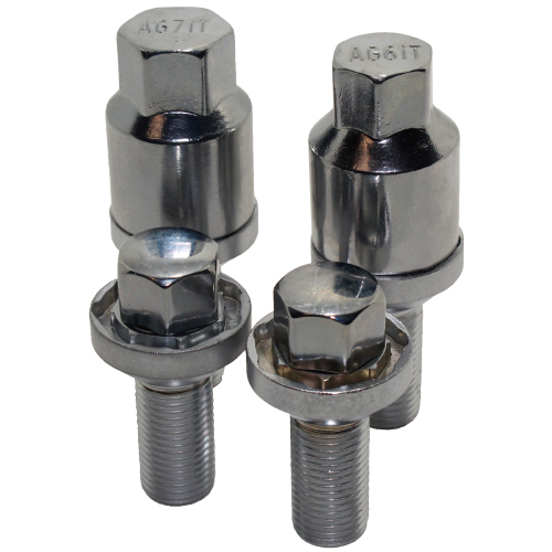 Kit M14x1.50(4 pernos- 2 llaves) Esferico