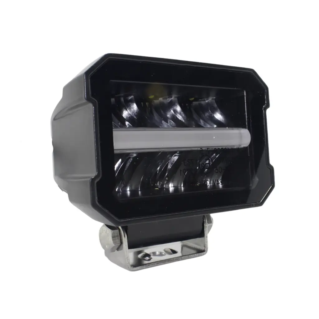 Barra Led 3 En 1 Combo Drl Ambar y Blanco 25W 12-24V IP68
