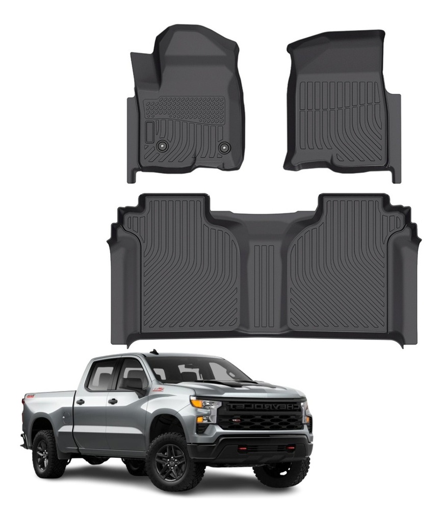 Tapetes Termoformados Para Chevrolet Silverado 19-23 LOYTA