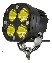 Lampara De Trabajo 3'' 4 Leds 3W/ 12-30V Dc Amarillo