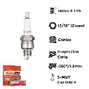 Bujías Autolite Cobre X4 - BOSCH W8BC ACEDELCO 45FFS